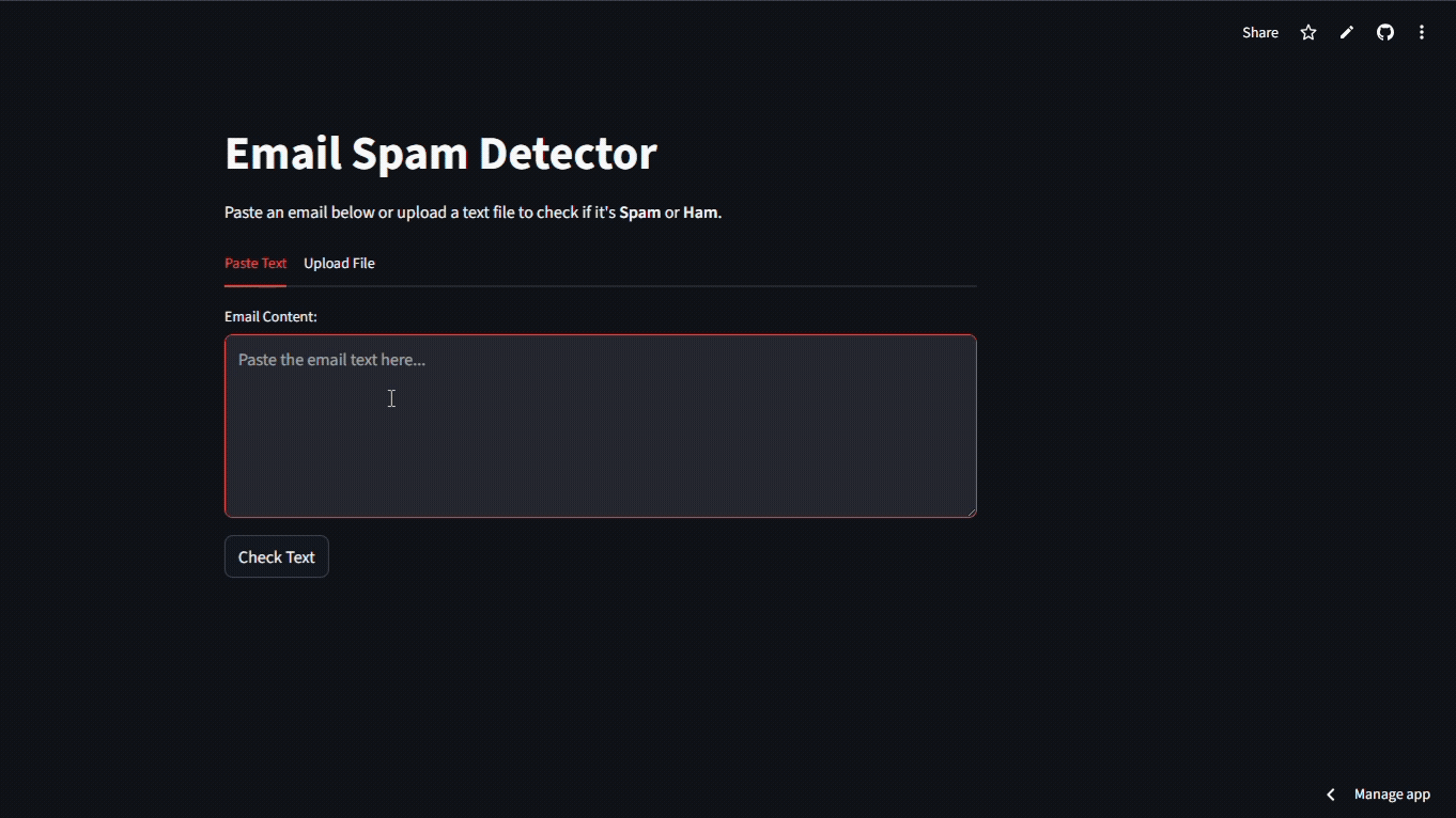 Spam Detection